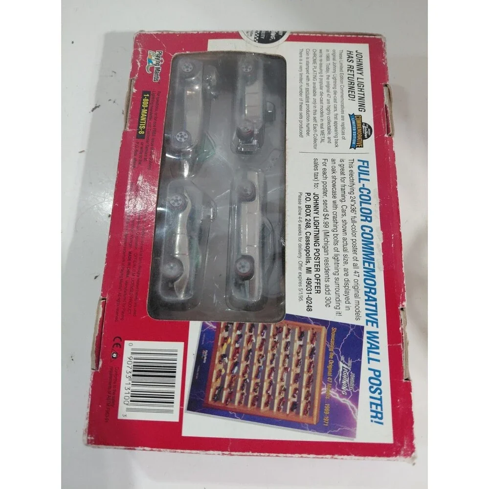 NIP Johnny Lightning Commemorative 1:64 Die Cast Set 2 (GTO Roadster) Chrome